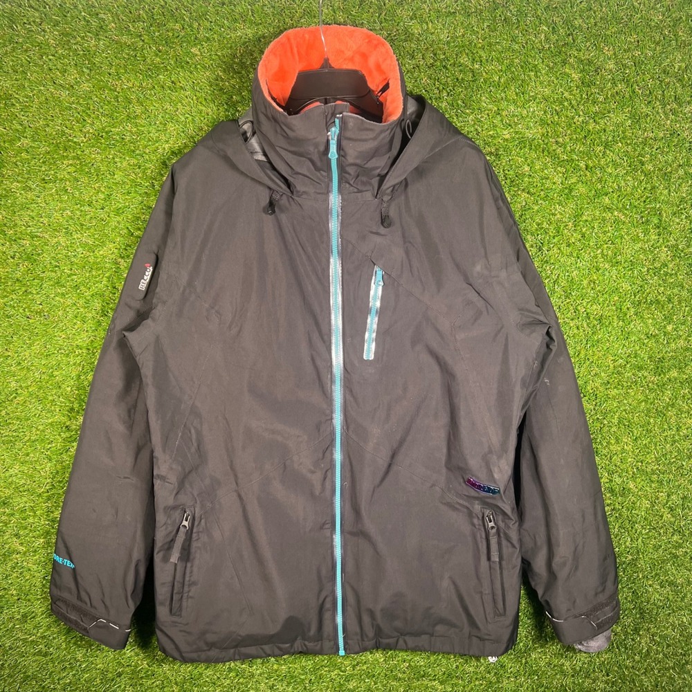 Volcom Omega Gore-Tex Soft Shell Jacket Mens XL Black RECCO Snowboard Ski Coat